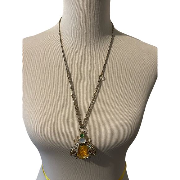 Betsey Johnson ‘Luminous Betsey’ Bug Pendant Retired - Picture 1 of 7